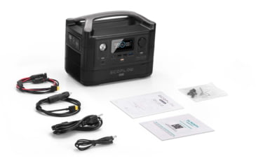 Image of Ecoflow RIVER600 MAX Portable Power Station, Black, 50024071