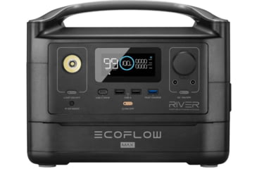 Image of Ecoflow RIVER600 MAX Portable Power Station, Black, 50024071