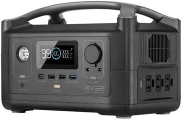 Image of EcoFlow RIVER Portable Power Station, Cyber Black, 50024122