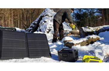 Image of EcoFlow RIVER Portable Power Station, Cyber Black, 50024122