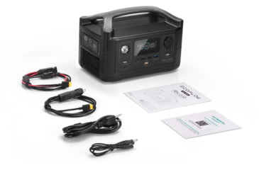 Image of EcoFlow RIVER Portable Power Station, Cyber Black, 50024122