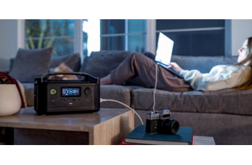 Image of EcoFlow RIVER Portable Power Station, Cyber Black, 50024122