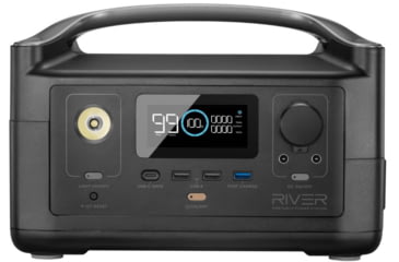 Image of EcoFlow RIVER Portable Power Station, Cyber Black, 50024122
