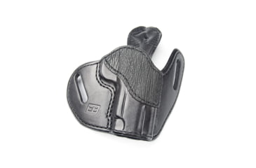 Image of Ed Brown Products EVO Series OWB Belt Holster, Vortex Compatible, Shark/Cow, Black, 4in, HL-EVO