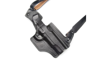 Image of Ed Brown Products Leather Shoulder Holster, 1911, LS10, by S&amp;S Leatherworks, Black, HL-LS10-BLK