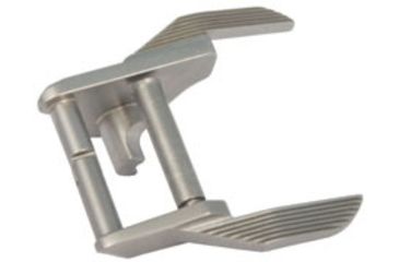 Image of Ed Brown Products Machined Ambi Thumb Safety, 1911, Carry Lever Profile, Stainless Steel, 893-CARRY