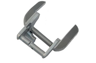 Image of Ed Brown Products Machined Ambi Thumb Safety, 1911, Tactical Lever Profile, Stainless Steel, 893-TACT