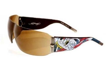 Image of Ed Hardy Wolf 2-Dagger &amp; Flower Sunglasses EHS-010