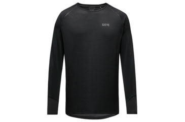 Image of GOREWEAR Energetic Long Sleeve Running Shirt Mens in Black Large Slim fit FDD2A911, 100751-9900-XL