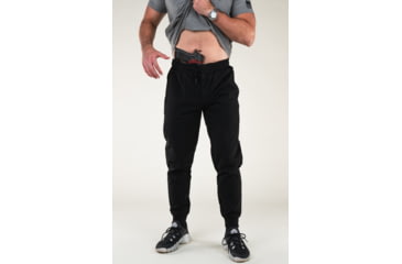 Image of Crucial Concealment Carrier Traveler Joggers - Midnight Black C24ECD21, XL, FF015004