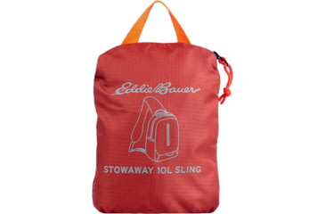 Image of Eddie Bauer Stowaway Packable 10L Shoulder Sling, Maroon, EBB3004-652