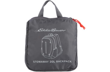Image of Eddie Bauer Stowaway Packable 20L Backpack, Dark Smoke, EBB3001-044