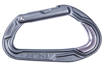 Image of Edelrid Bulletproof Carabiner, Slate, Straight Gate, 738090006630