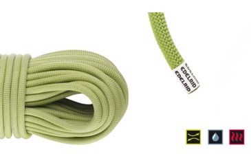 Image of Edelrid Eagle 9.8 Dry Rope-50 m-Oasis/Pebbles