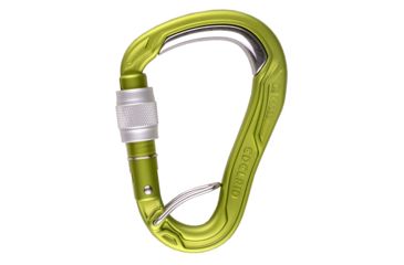 Image of Edelrid HMS Bulletproof Screw FG Carabiner, Oasis, 738130001380