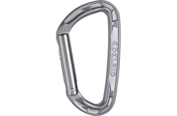 Image of Edelrid Pure Slider Locking Carabiner, Slate, 738040006630