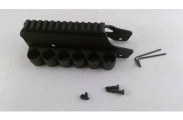 Image of EDEMO Adaptive Tactical Saddle Mount Shell Carrier - Remington 870/1100/1187, 12Ga, Black, AT-06100-R, EDEMO2