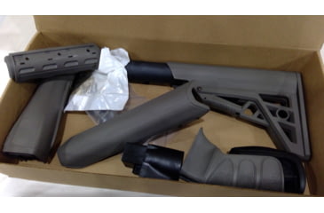 Image of EDEMO ATI Outdoors Elite 6-Position Mil-Spec Stock w/TactLite Cheekrest, Strikeforce Handguard, X1 Pistol Grip, Scorpion Recoil System, AK-47, Destroyer Gray, B.2.40.1092, EDEMO1