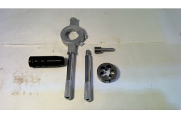 Image of USED DELTAC Slingshot Muzzle Brake Combo,M14X1RH-7.62 w/Threading Kit, Black, PKG140-7.62, EDEMO2, Used, Condition Good, Inspect and Rebox