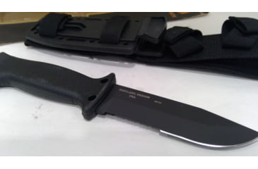 Image of EDEMO Gerber LMF II Infantry-Black Handle Fixed Blade Knife - Clam Pack 22-41629, EDEMO1