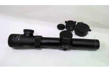 Image of EDEMO Hi-Lux Optics CMR4-556 1-4X24 Tactical Rifle Scope w/Red Illuminated 556 NATO BDC Reticle, Matte Black, CMR4-556-R, EDEMO1
