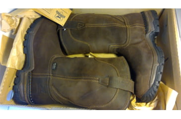 Image of EDEMO Irish Setter Two Harbors 83906 Boot, 11 Inch Pull, On, Steel Toe, Waterproof, EH Sole, Brown, 8.5 Medium 83906D 085, EDEMO1