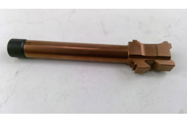 Image of EDEMO Killer Innovations Sancer Threaded Pistol Barrel, Glock 17 Gen 1-4, 9mm Luger, 1-10 Twist, 1/2 x28 Thread, 416R Steel, TiCN, Copper, GLKBT371CPR, EDEMO1