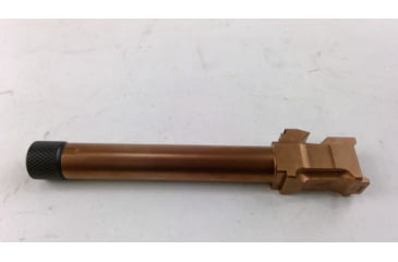 Image of EDEMO Killer Innovations Sancer Threaded Pistol Barrel, Glock 17 Gen 1-4, 9mm Luger, 1-10 Twist, 1/2 x28 Thread, 416R Steel, TiCN, Copper, GLKBT371CPR, EDEMO1