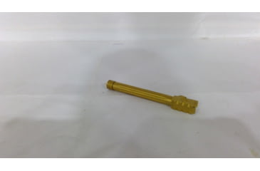 Image of EDEMO L2D Combat Precision Match Fluted/Threaded Barrel, Glock 34, Titanium Nitride, LD-BBL-PM-34-FT-TIN, EDEMO1