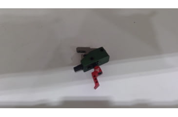 Image of EDEMO Luth-AR AR-15 Velocity MPC Trigger - Straight with Finger Stop, 3lb, Red, 3MPC-SFSR-R, EDEMO1
