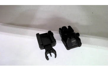 Image of EDEMO Lwrc Sight Set Folding Skirmish Buis Black Picatinny, EDEMO1