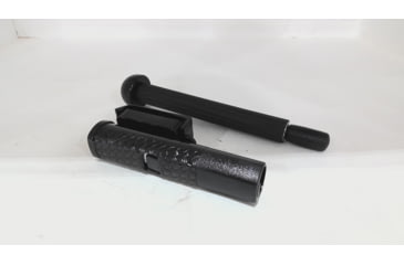 Image of EDEMO Monadnock 9452 AutoLock Patrol Kit, 22in Baton w/Super Grip &amp; Power Safety Tip in Black Chrome, Hindi Baton Cap, 360 Degree Swivel Holder in BW Black 1000627, EDEMO1