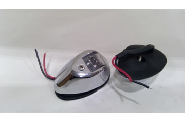 Image of EDEMO Perko LED Side Lights - Red/Green - 24V - Chrome Plated Housing, 0602DP2CHR, EDEMO1