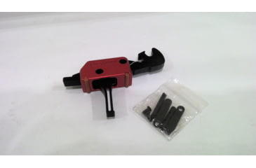 Image of EDEMO POF USA EPP Two - Stage Trigger with KNS Anti-Walk Pins, 4 lb Pull Weight, Red/Black, 1510, EDEMO1