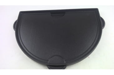 Image of EDEMO Primo Ceramic Grills Cast Iron Griddle for LG 300, Flat and Grooved Sides, 1 pc, PG00365, EDEMO1