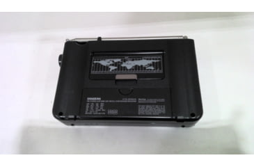 Image of EDEMO Sangean FM-Stereo PLL Synthesized Receiver Radio, Graphite, ATS-909X2, EDEMO2