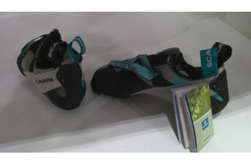 Image of EDEMO Scarpa Veloce Climbing Shoes - Women's, Light Grey/Maldive, 40 Euro, 70065/002-LtgryMal-40, EDEMO1