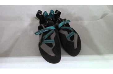 Image of EDEMO Scarpa Veloce Climbing Shoes - Women's, Light Grey/Maldive, 40 Euro, 70065/002-LtgryMal-40, EDEMO1