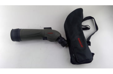 Image of EDEMO Tasco 20-60x60mm Gray FC Spotting Scope, Angled, Tripod, Gray, Soft Case, Box 5L, TS20606045, EDEMO1