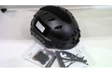 Image of EDEMO Team Wendy LTP EXFIL Helmet with Shroud, Black, Medium/Large, 72-21S, EDEMO1