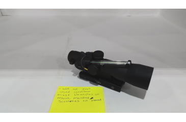 Image of EDEMO Trijicon ACOG TA33 3x30mm Rifle Scope, Black, Green Horseshoe/Dot 7.62x39mm / 123 Grain Reticle, MOA Adjustment, 400126, EDEMO1