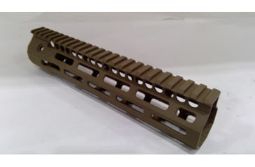 Image of USED Troy Battlerail, SOCC92, 9.25in, Special Ops M-LOK Compatible , Low Profile, Flat Dark Earth, SRAI-SR1-90FT-00, EDEMO1, Condition Parts Only/Salvage, Defective