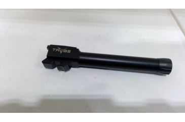 Image of EDEMO TRYBE Defense Grade Threaded Pistol Barrel, S&amp;W M&amp;P 9mm 4.25in 2.0, 1/2 x 28 Thread, Black Nitride, TPBSWMP425-BN, EDEMO1