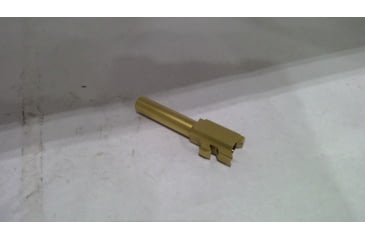 Image of EDEMO TRYBE Defense Match Grade Non Threaded Pistol Barrel, Glock 43/43X, Gold TIN, PBG43-TIN, EDEMO1
