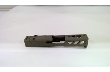 Image of EDEMO TRYBE Defense Pistol Slide, Glock 43/43X, Version 2, RMSc Cut, Cerakote Flat Dark Earth, SLDG43XRMSCV2-FDE, EDEMO1