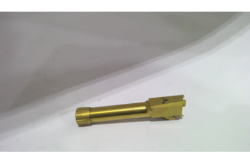 Image of EDEMO TRYBE Defense Sig Sauer P365 Match Grade Threaded Pistol Barrel, Gold TIN, TPBSIG365V2-TIN-V2, EDEMO4