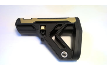 Image of EDEMO Tyrant CNC NexGen AR Collapsible Buttstocks, Gold, TD-AR15BSTK-Gold, EDEMO1