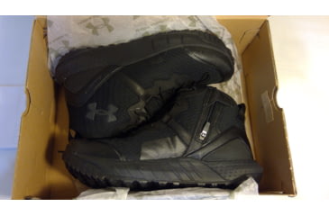 Image of EDEMO Under Armour UA Micro G Valsetz Zip Mid Tactical Boot - Men's, Black, 12.5, 302374700112.5, EDEMO1