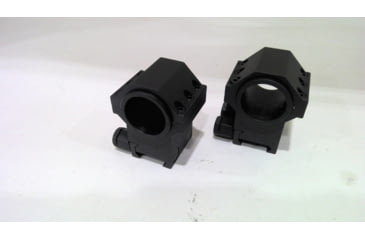 Image of EDEMO US Tactical Systems Steel Double Width .50 BMG and Large Caliber Scope Rings with 1 in Inserts, Matte Black 660-DCA, EDEMO1