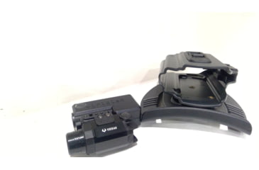 Image of EDEMO Viridian X5L Universal Green Laser Sight, 178 Lumen Tactical Light w/TacLoc Holster, Glock 17/19/22/23, Black, X5L-PACK-X1, EDEMO1